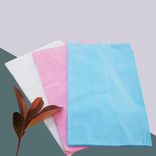 Load image into Gallery viewer, 10pcs Soft Disposable blue white pink bed sheet thicken Medical Non woven  beauty salon makeup massages cover bed sheet

