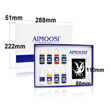 Load image into Gallery viewer, Aimoosi A8 Body Tattoo ink For body tattoo 10pcs Temporary Glitter Tattoo Stencils paint Set
