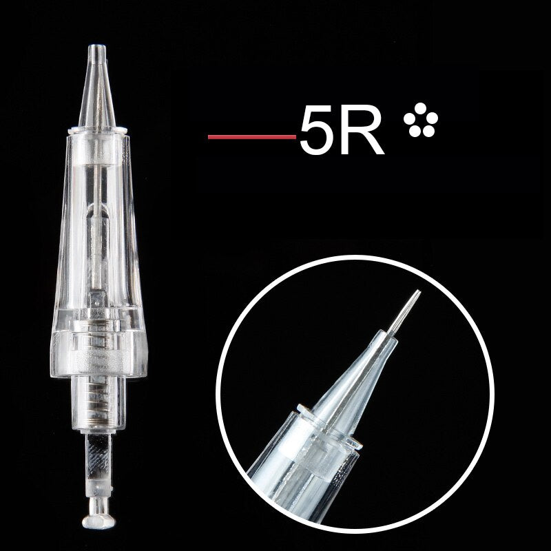 20pcs Disposable Permanent Makeup Cartridge Needles Bayonet Tattoo Derma Pen for permanent makeup Auto Micro tattoo nano needle