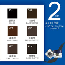 Load image into Gallery viewer, Nano paste Mircoblading Tattoo ink for eyebrow pigment for Tebori/Manual tattoo pigment brown/coffee/chocolate goochie quality
