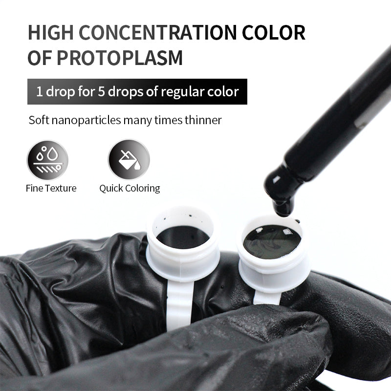 BORALA smp Hair Color Material Nipple Scalp Ink Texture Multi-Frequency Instrument Tattoo Machine Dedicated No Blue