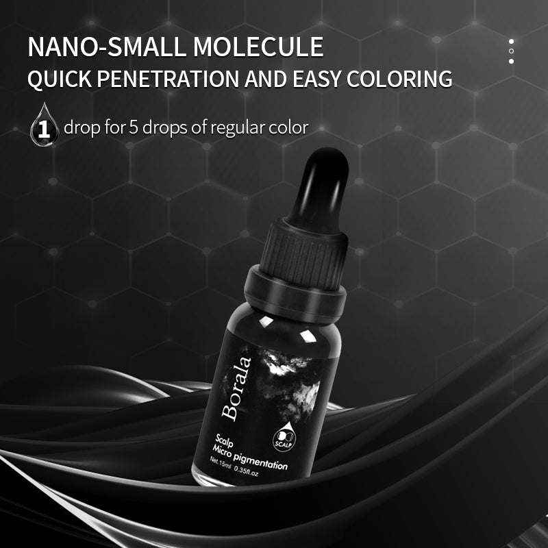 BORALA smp Hair Color Material Nipple Scalp Ink Texture Multi-Frequency Instrument Tattoo Machine Dedicated No Blue