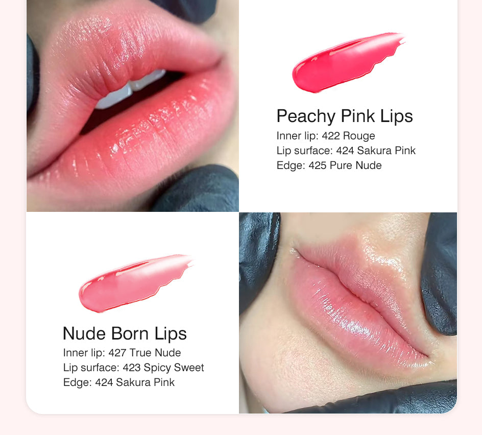 AIMOOSI Tattoo Embroidery Color Material German Imported Raw SGS Qualified Retention Plump Matte Eyebrow Cream Mist Lip Mat