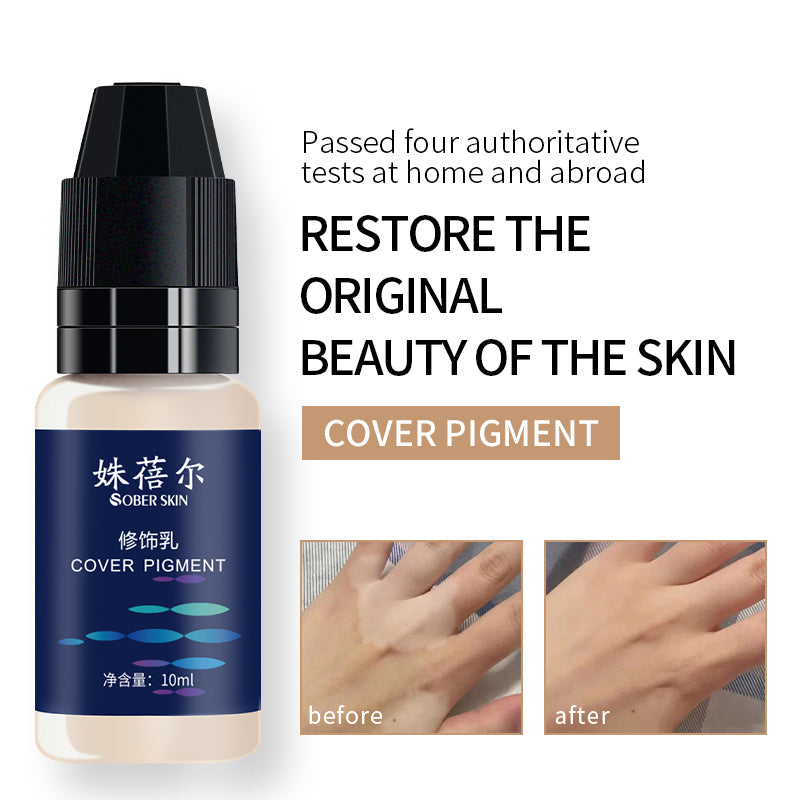 [Sober Skin] Skin Tone Reconstruction Lotion 10ml Semi-Permanent Color Tattoo Pigment Used To Cover Scars, Dark Circles, Stretch Marks, Growth Lines, White Spots