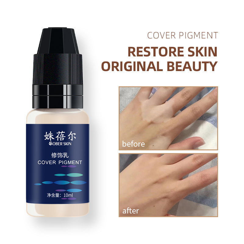 [Sober Skin] Skin Tone Reconstruction Lotion 10ml Semi-Permanent Color Tattoo Pigment Used To Cover Scars, Dark Circles, Stretch Marks, Growth Lines, White Spots