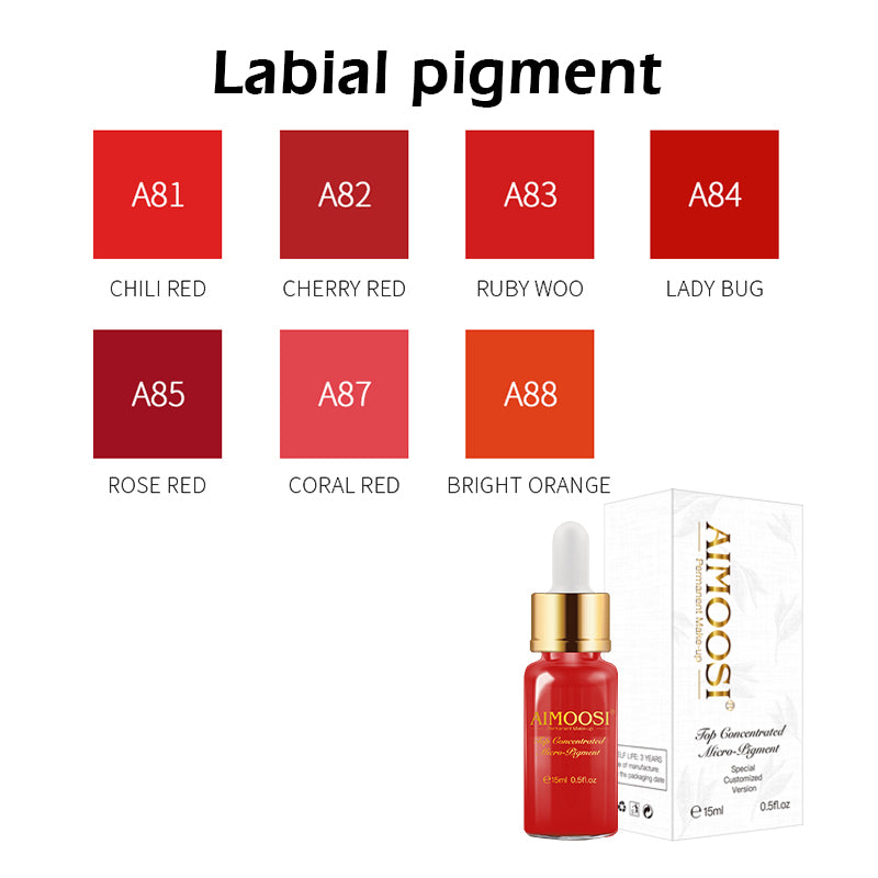 Aimoosi eyebrow Pigment ink Semi Permanent Makeup Eyebrow Ink Lips Eye Line Tattoo Color Microblading Pigment