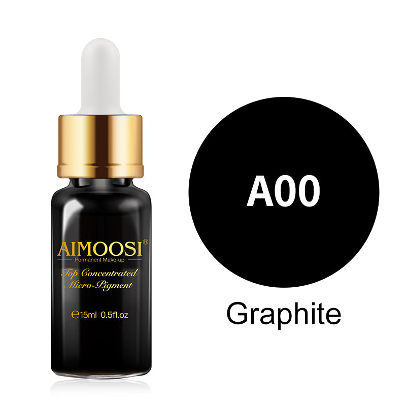 New-Top Micro pigment for Permanent makeup tattoo Eyebrow&Lips&Eyeliner microblading pigment 18 colors tattoo ink Free shipping