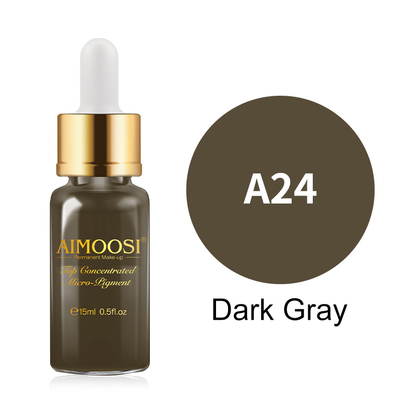 New-Top Micro pigment for Permanent makeup tattoo Eyebrow&Lips&Eyeliner microblading pigment 18 colors tattoo ink Free shipping