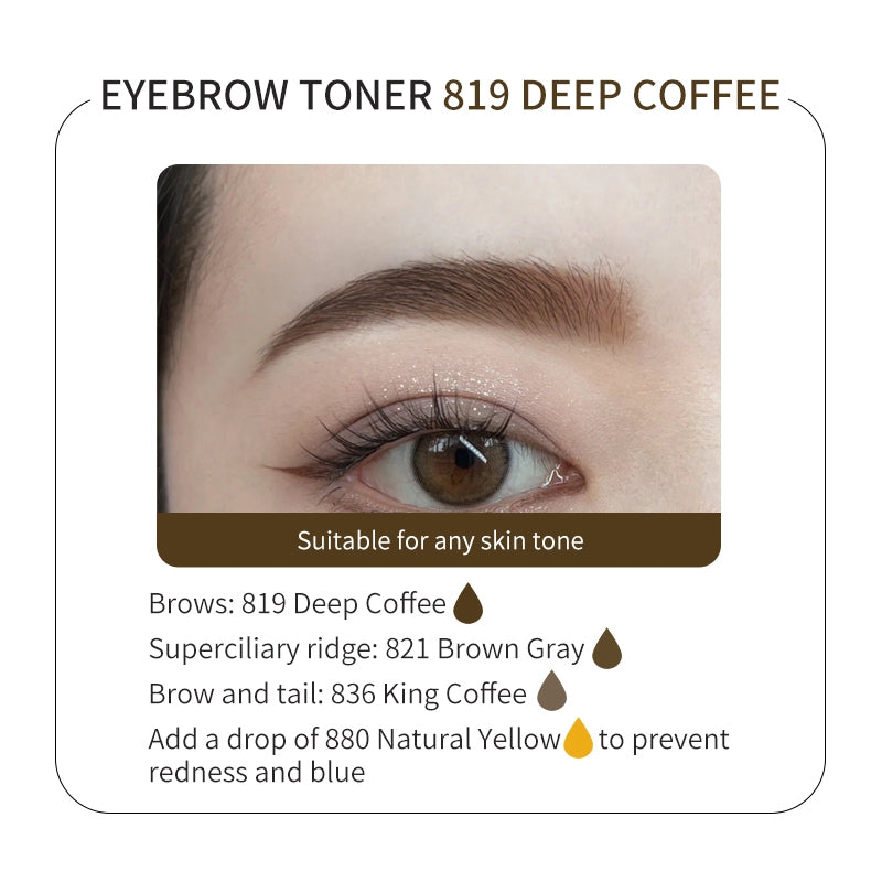 Aimoosi Permanent Makeup up Color Pigment Microblading PurePigment Liquid Organic  Tattoo Eyebrow Ink SGS Certified 半永久色料 纯植物 易上色 雾眉纹眉纹唇色