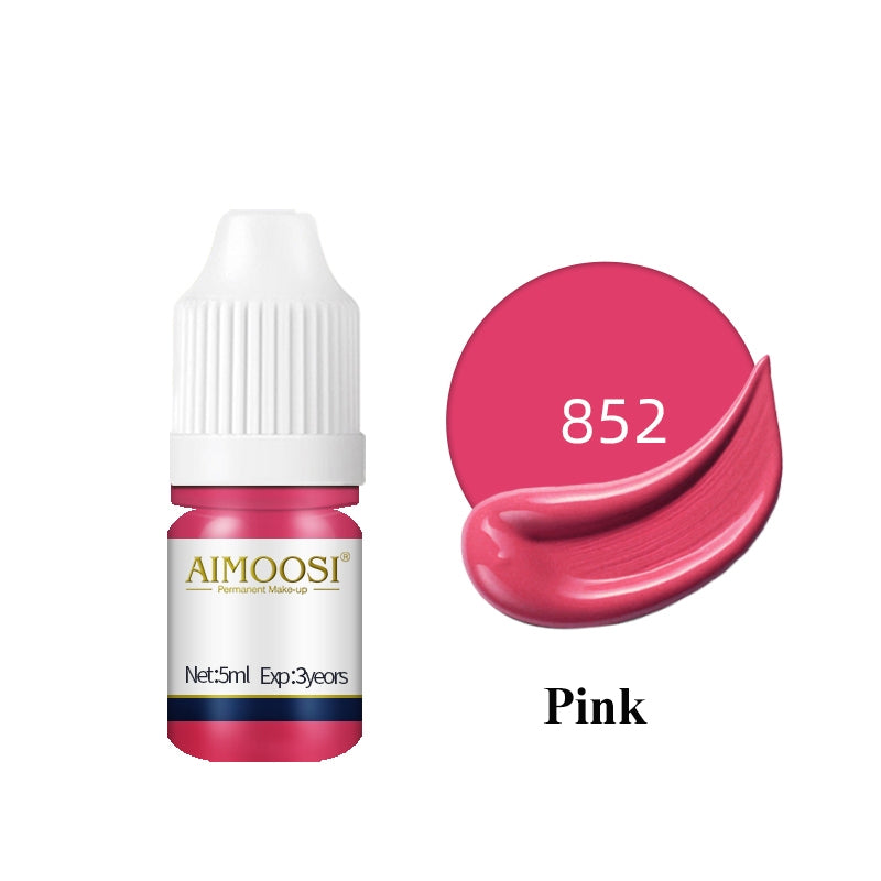 Aimoosi Permanent Makeup up Color Pigment Microblading PurePigment Liquid Organic  Tattoo Eyebrow Ink SGS Certified 半永久色料 纯植物 易上色 雾眉纹眉纹唇色