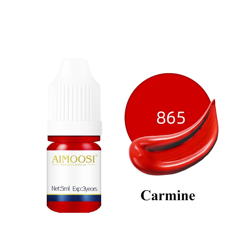 Aimoosi Permanent Makeup up Color Pigment Microblading PurePigment Liquid Organic  Tattoo Eyebrow Ink SGS Certified 半永久色料 纯植物 易上色 雾眉纹眉纹唇色