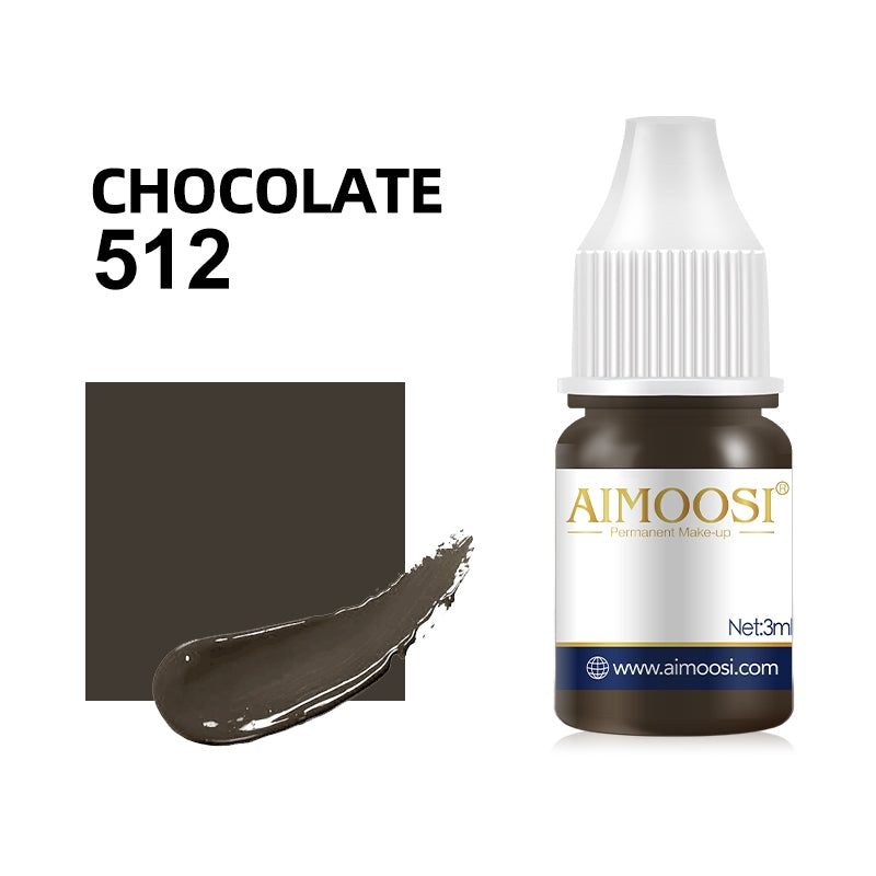AIMOOSI sample 3ml 6 colors semi permanent makeup microblading pigment eyebrow eyeliner pigment pmu tattoo ink