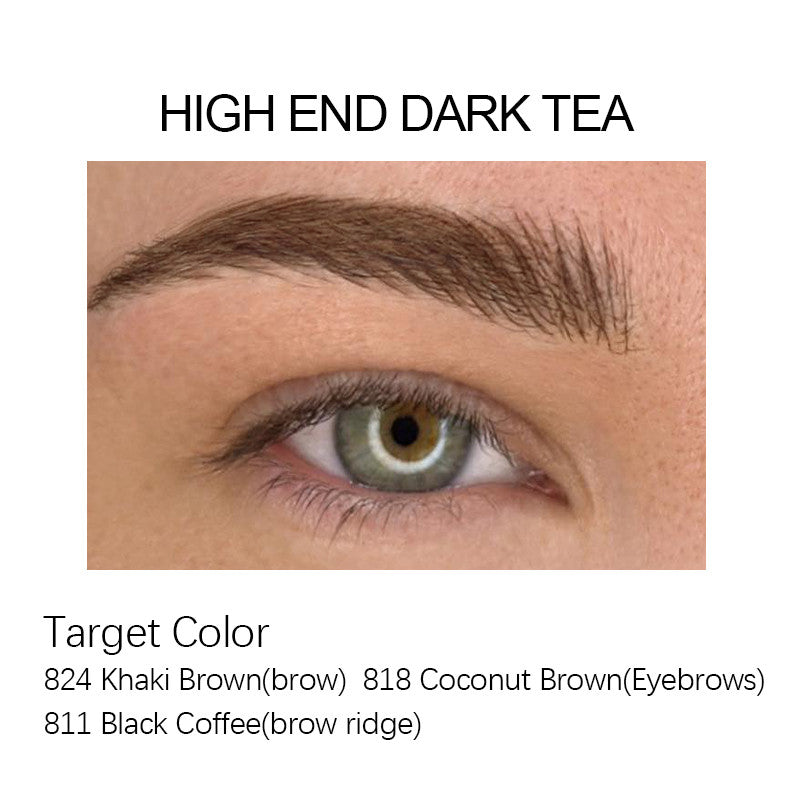 Aimoosi Permanent Makeup up Color Pigment Microblading PurePigment Liquid Organic  Tattoo Eyebrow Ink SGS Certified 半永久色料 纯植物 易上色 雾眉纹眉纹唇色