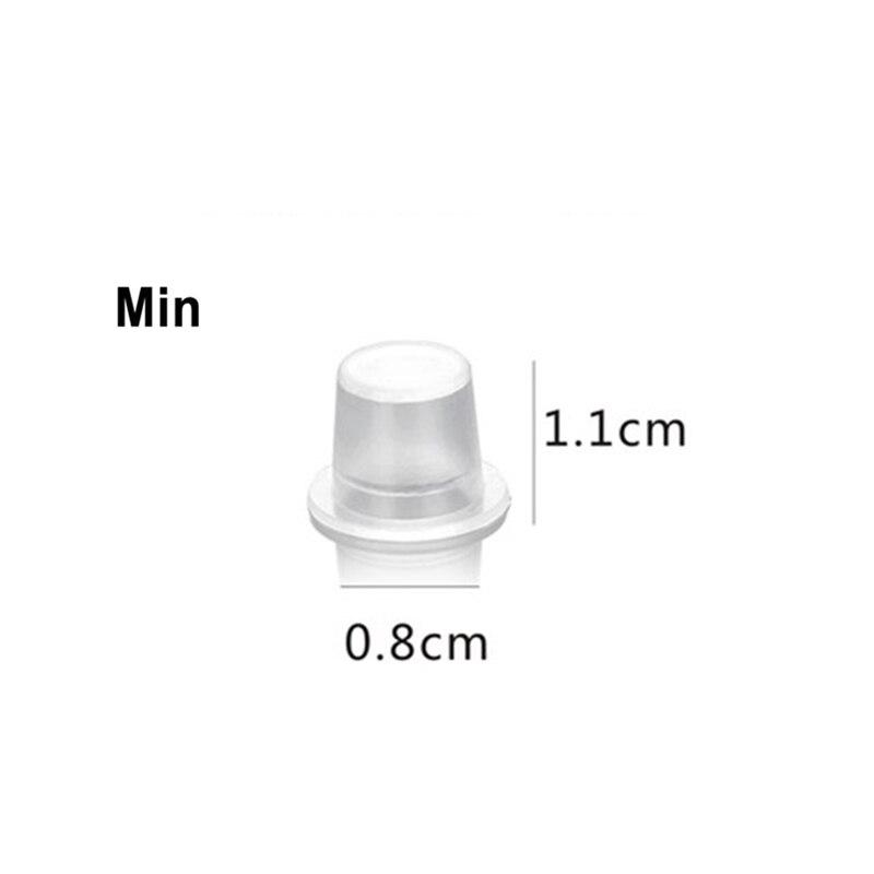 1000 Pcs/Bag Plastic Microblading Tattoo Ink Cup Cap Pigment Clear Holder Container S/M/L Size For Needle Tip Grip Power Supply
