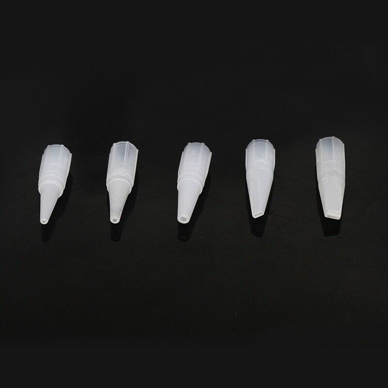 100pcs 1R 3R 5R 5F 7F Tattoo Needle Tips Disposable permanent makeup needle Caps For Permanent Makeup Tattoo Machine