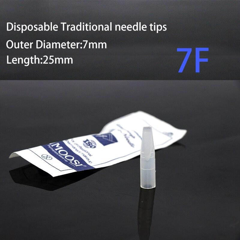 100pcs 1R 3R 5R 5F 7F Tattoo Needle Tips Disposable permanent makeup needle Caps For Permanent Makeup Tattoo Machine