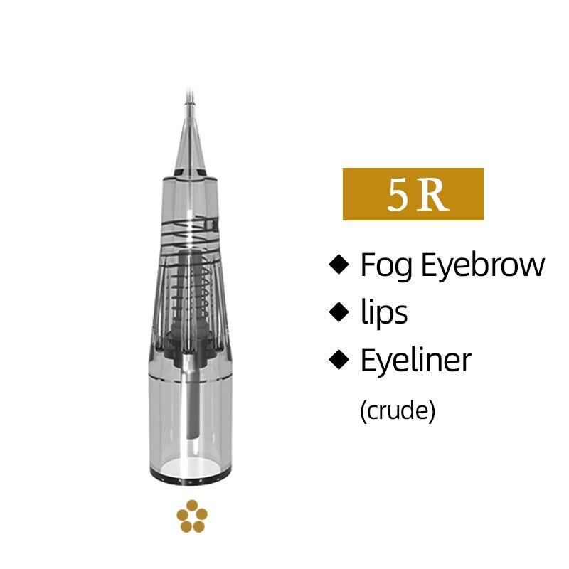 10pcs High Quality Professional Aimoosi Professional Needles 1R-0.18mm for Eyebrow Tattoo cartridges