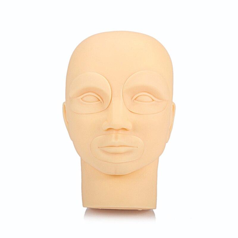 1Pcs Tattoo Makeup 3D Practice Mannequin Head  For Permanent Eyebrow and Lip Make Up Supply Free Shipping