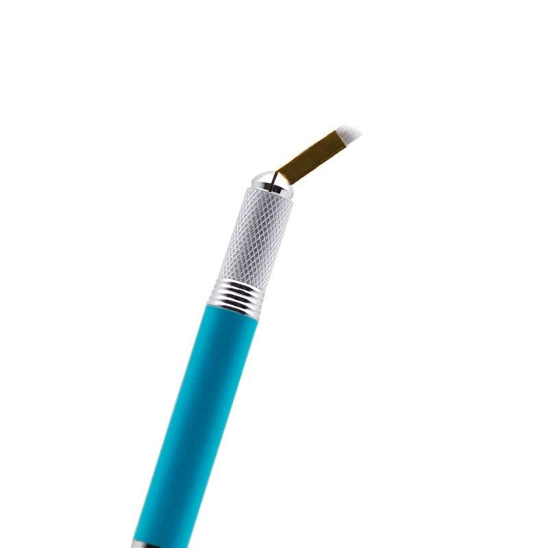 1pcs Aimoosi three in one Professional  Eyebrow Permanent Tattoo Stainless manual Makeup Pen Matched for all kinds of blades