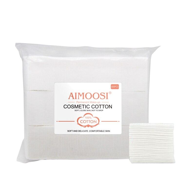500pcs(5cmx7cm ) Aimoosi cosmetic cotton Three layer structure design,delicate and soft. Strong water locking Dustproof packing