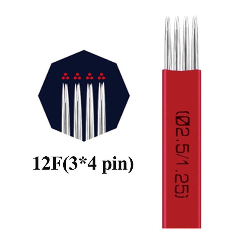 50PCS Extremely Thin Nano blades microblading needles Permanent Makeup Eyebrow Tattoo Needle Blade Microblade 3D Embroidery