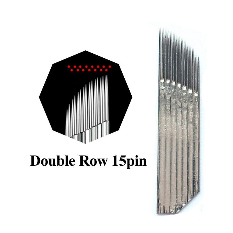 50PCS Extremely Thin Nano blades microblading needles Permanent Makeup Eyebrow Tattoo Needle Blade Microblade 3D Embroidery