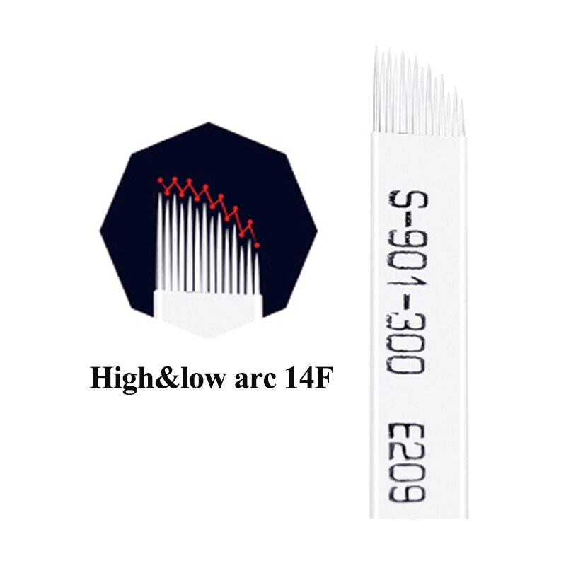 50PCS Extremely Thin Nano blades microblading needles Permanent Makeup Eyebrow Tattoo Needle Blade Microblade 3D Embroidery