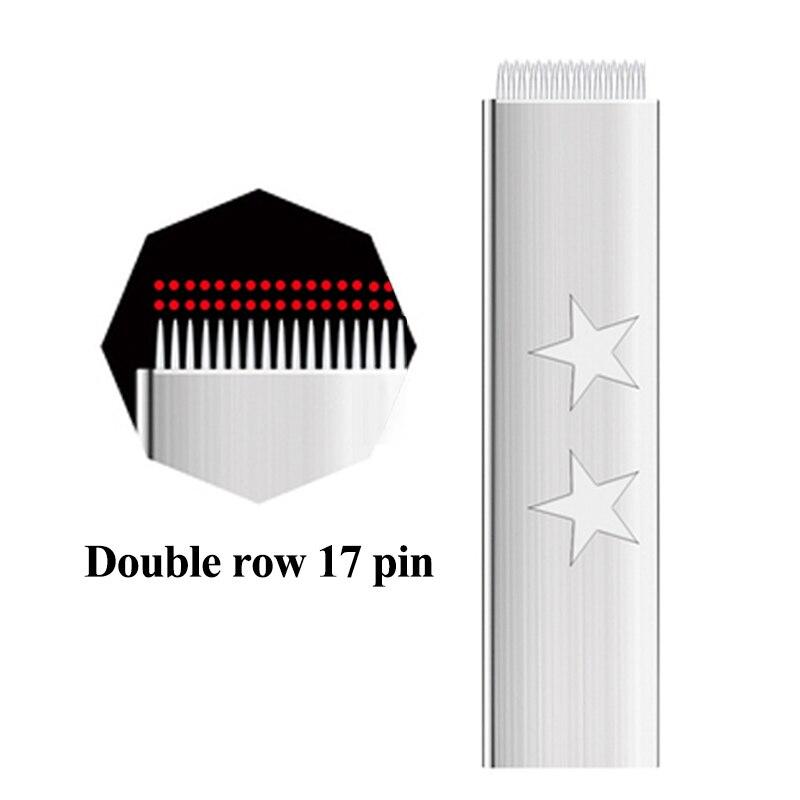 50PCS Extremely Thin Nano blades microblading needles Permanent Makeup Eyebrow Tattoo Needle Blade Microblade 3D Embroidery