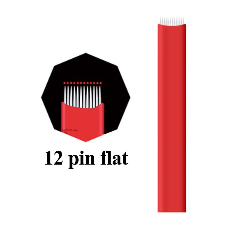 50PCS Extremely Thin Nano blades microblading needles Permanent Makeup Eyebrow Tattoo Needle Blade Microblade 3D Embroidery