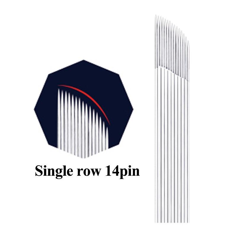 50PCS Extremely Thin Nano blades microblading needles Permanent Makeup Eyebrow Tattoo Needle Blade Microblade 3D Embroidery