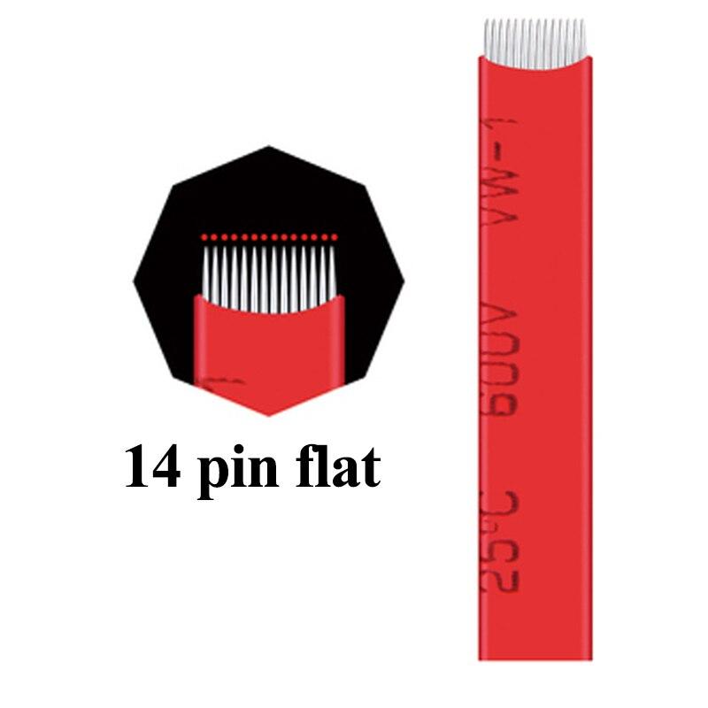 50PCS Extremely Thin Nano blades microblading needles Permanent Makeup Eyebrow Tattoo Needle Blade Microblade 3D Embroidery