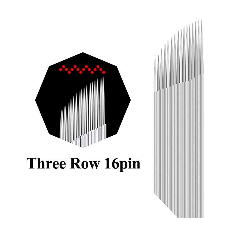 50PCS Microblading Eyebrow Tattoo Needle Microblading Blades for 3D Eyebrow Embroidery Muanul pen permanent makeup tattoo blades