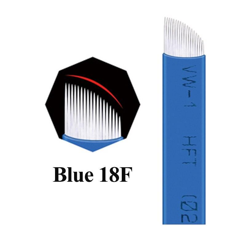 50PCS Microblading Eyebrow Tattoo Needle Microblading Blades for 3D Eyebrow Embroidery Muanul pen permanent makeup tattoo blades