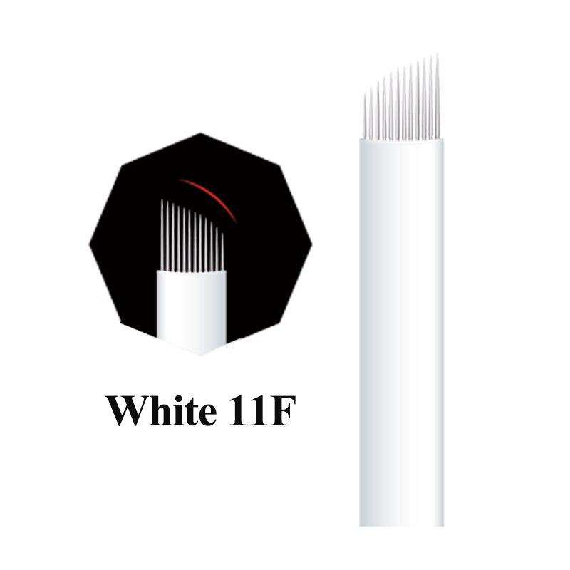 50PCS Microblading Eyebrow Tattoo Needle Microblading Blades for 3D Eyebrow Embroidery Muanul pen permanent makeup tattoo blades