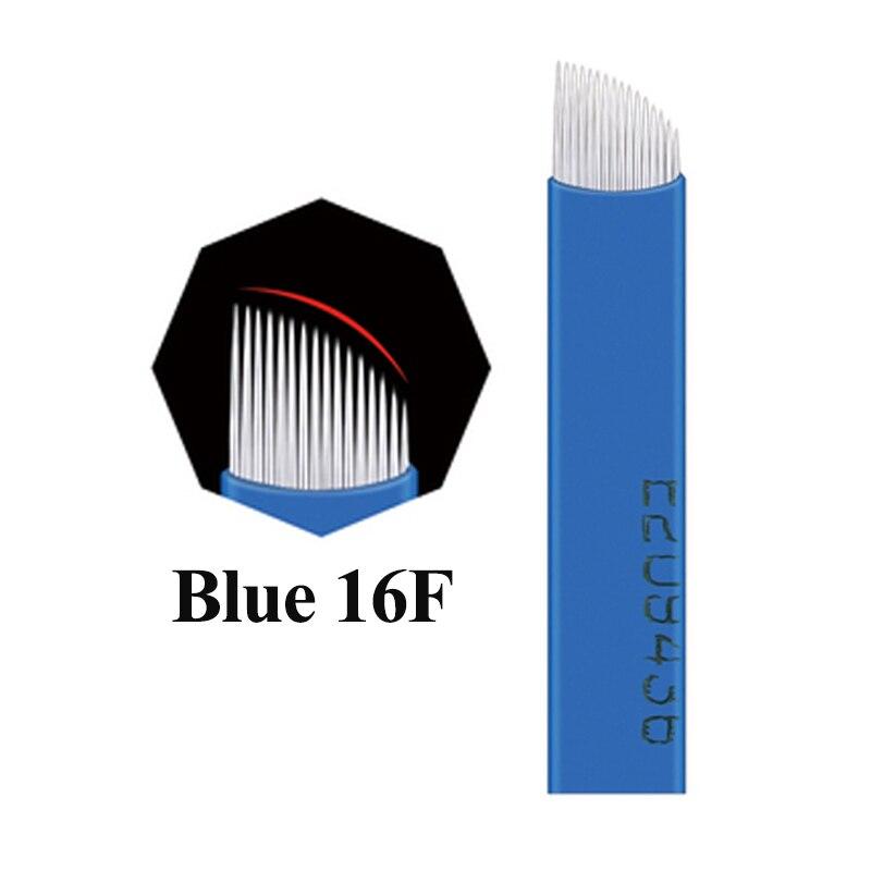 50PCS Microblading Eyebrow Tattoo Needle Microblading Blades for 3D Eyebrow Embroidery Muanul pen permanent makeup tattoo blades