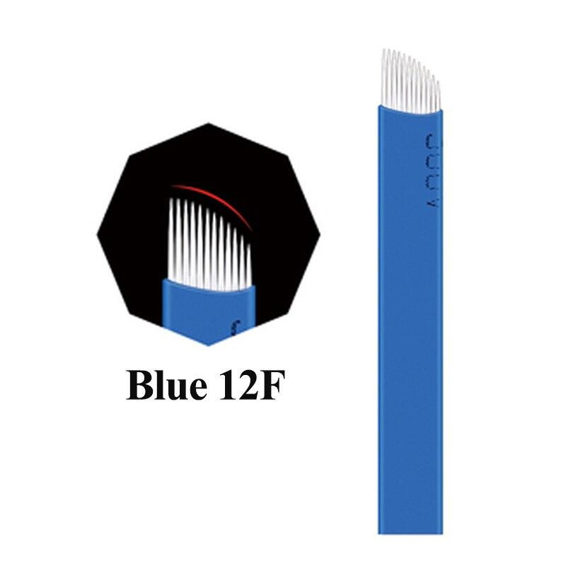 50PCS Microblading Eyebrow Tattoo Needle Microblading Blades for 3D Eyebrow Embroidery Muanul pen permanent makeup tattoo blades