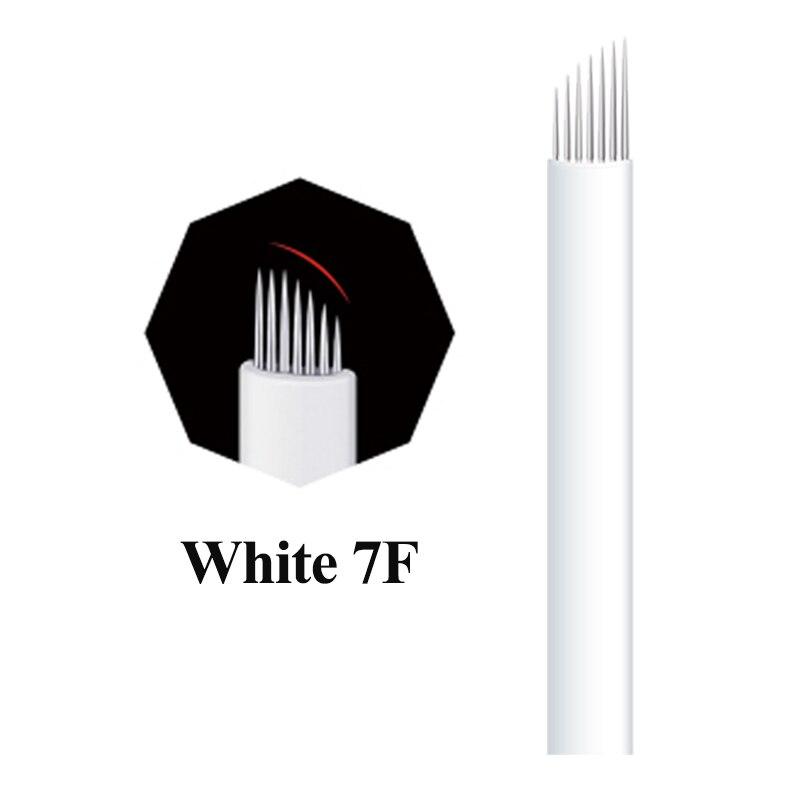 50PCS Microblading Eyebrow Tattoo Needle Microblading Blades for 3D Eyebrow Embroidery Muanul pen permanent makeup tattoo blades