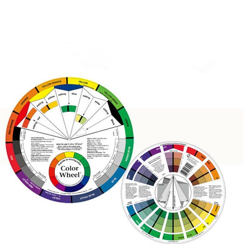 5pcs Miroblading Tebori Tattoo Color Wheel Palette Tattoo Pigment Color Card Picture Cosmetic Tattoo Auxiliary&Accessoriess