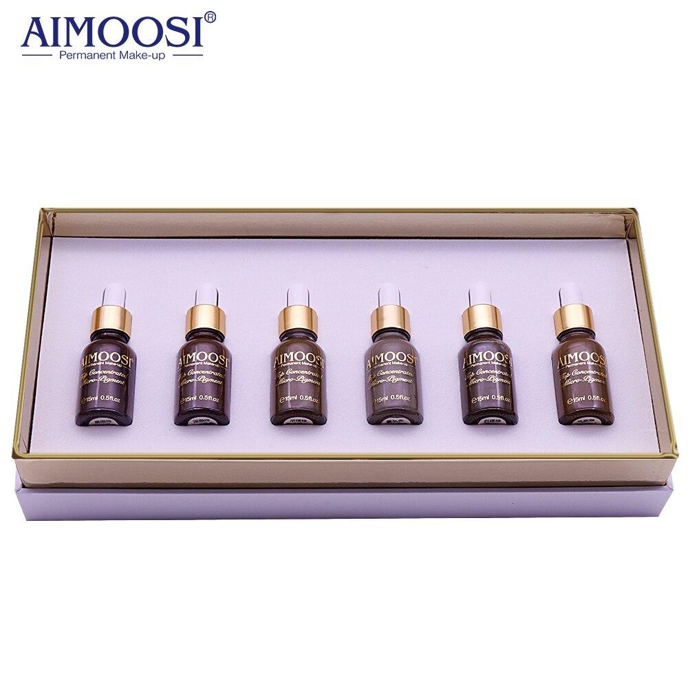 AIMOOSI Top Concentrated  Eyebrow Micro-pigment for Permanent makeup tattoo Eyebrow Microblading pigment Combination tattoo ink