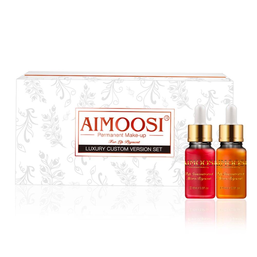 AIMOOSI Top Concentrated  Lip Micro-pigment for Permanent makeup tattoo Lip Microblading pigment Combination 18 color tattoo ink