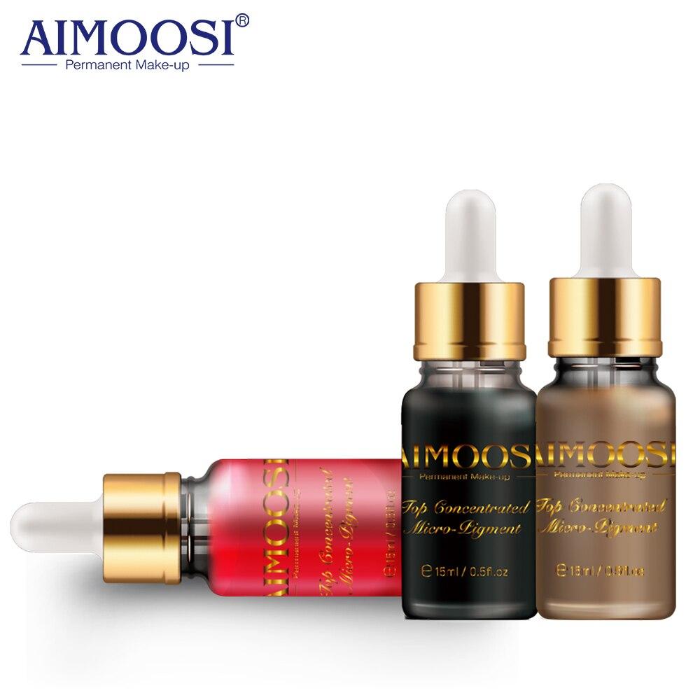 AIMOOSI Top Concentrated  Lip Micro-pigment for Permanent makeup tattoo Lip Microblading pigment Combination 18 color tattoo ink