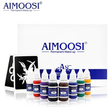 Загрузить изображение в средство просмотра галереи, Aimoosi A8 Body Tattoo ink For body tattoo 10pcs Temporary Glitter Tattoo Stencils paint Set

