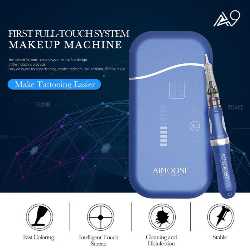 Aimoosi A9 PMU Machine Professional  Digital Permanent Makeup Machine Rotary Tattoo Device For Eyebrow Lip Eyeliner
