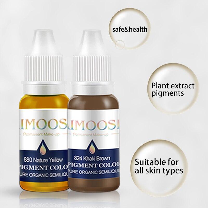 Aimoosi Best Organic Milky Pigment Eyebrow Microblading Tattoo Ink Permanent Makeup Pigment For Brows