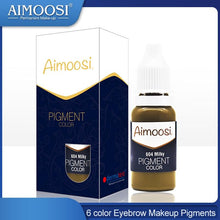 โหลดรูปภาพลงในเครื่องมือใช้ดูของ Gallery Aimoosi Eyebrow tattoo permanent makeup pigments microblading pure eye pigment ink color 15ml/bottle beauty makeup cosmetic
