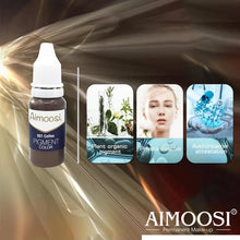 将图片加载到图库查看器，Aimoosi Eyebrow tattoo permanent makeup pigments microblading pure eye pigment ink color 15ml/bottle beauty makeup cosmetic
