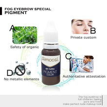 Load image into Gallery viewer, Aimoosi Eyebrow tattoo permanent makeup pigments microblading pure eye pigment ink color 15ml/bottle beauty makeup cosmetic
