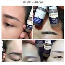 Charger l&#39;image dans la galerie, Aimoosi Eyebrow tattoo permanent makeup pigments microblading pure eye pigment ink color 15ml/bottle beauty makeup cosmetic
