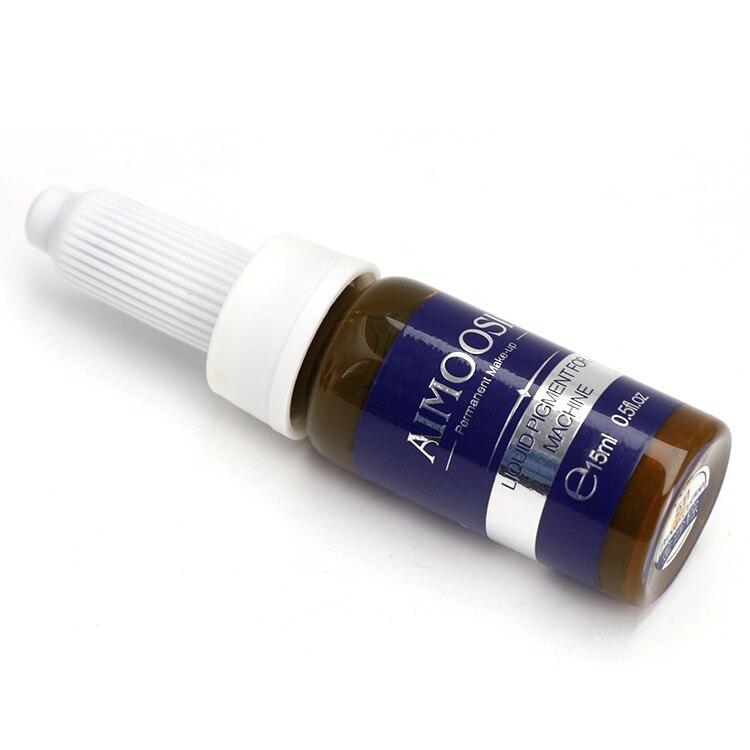 Aimoosi Liquid permanent Makeup pigment for eyebrow eyeliner tattoo inks for Machine Needles 5 colors to choose