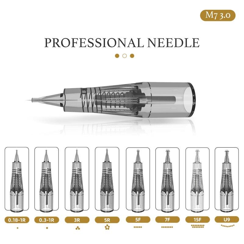 Aimoosi M7 Professional Nano Needles 1R-0.18mm for Eyebrow Tattoo cartridges tattoo needle High Quality